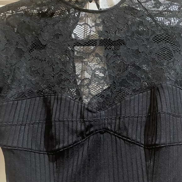 Fleur Du Mal Magnolia Black Lace Bodysuit - Picture 6 of 11